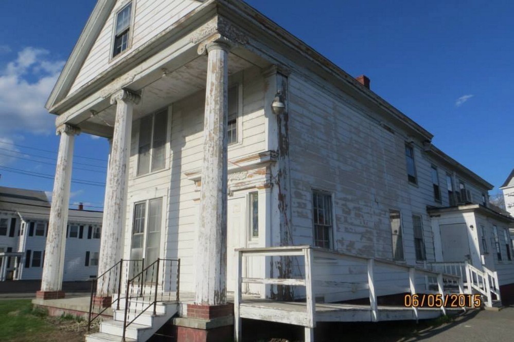The former Salvation Army office building at 225 Main St., Waterville, is seen in June before exterior renovations by Jim Egerton, who has opened Father Jimmy’s there.