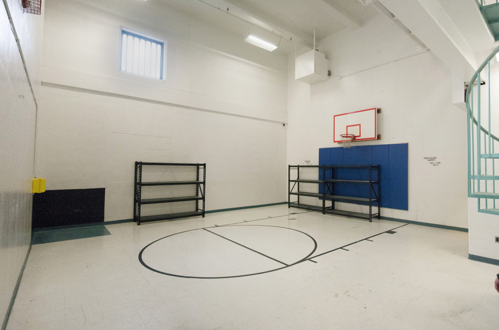 The indoor recreation area at the Kennebec County jail in Augusta might be converted for bunk space because of jail crowding and a lack of money to board inmates elsewhere.