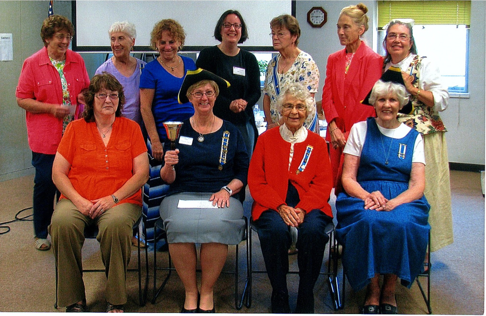 Front, from left, are Beth Cousins, Cheryl Swift, Ginny Hersom and Grace Additon. Back, from left, are Cynthia Herrick, Avery Dunn, Amy Gove, Robin Reed, Ann Thomas, Nancy Troop and Bonnie Wilder.