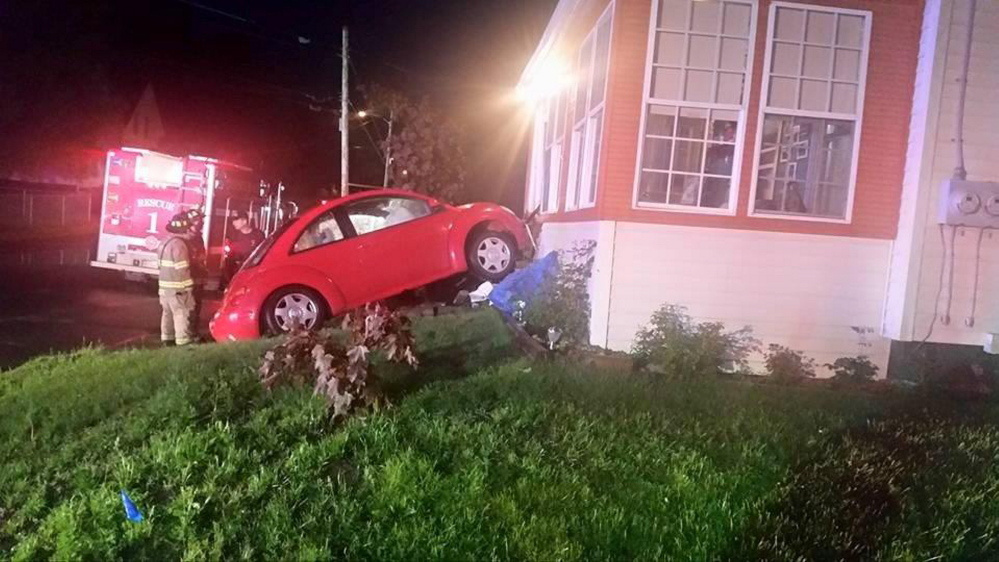 A car driven by Heidi Everson crashed into the house at 27 Oak St. after running a stop sign in May.