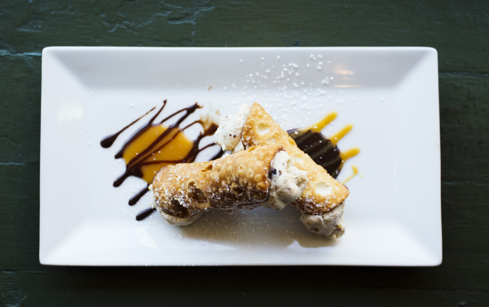 Rustica’s cannoli dessert. 