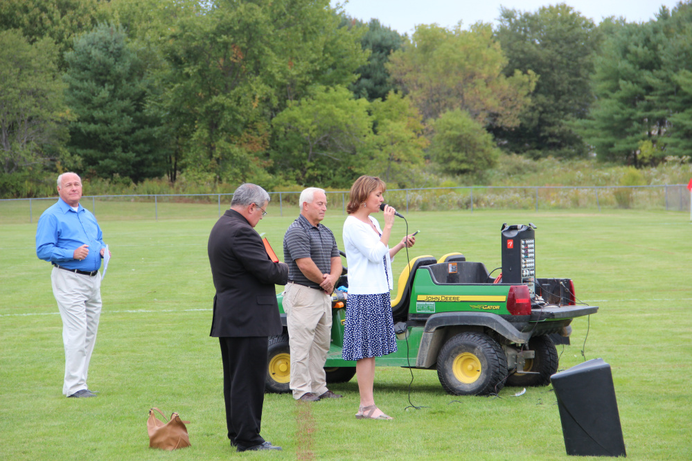 The ceremony concluded with an emotional rendition of “ Wind Beneath My Wings” by Tina Charest who also sang the national anthem.