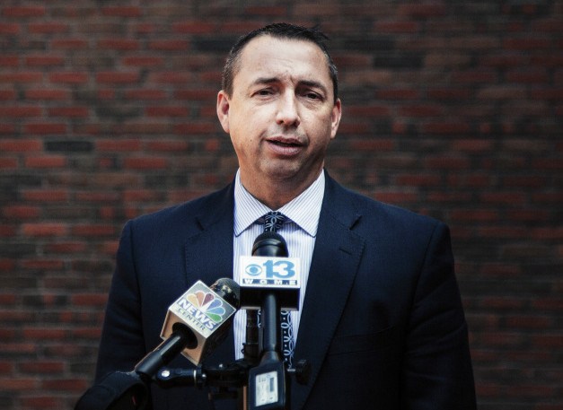 Portland police Chief Michael Sauschuck speaks Thursday in Portland about a recent concealed weapon arrest and the implications of the new law on concealed carry that goes into effect today.