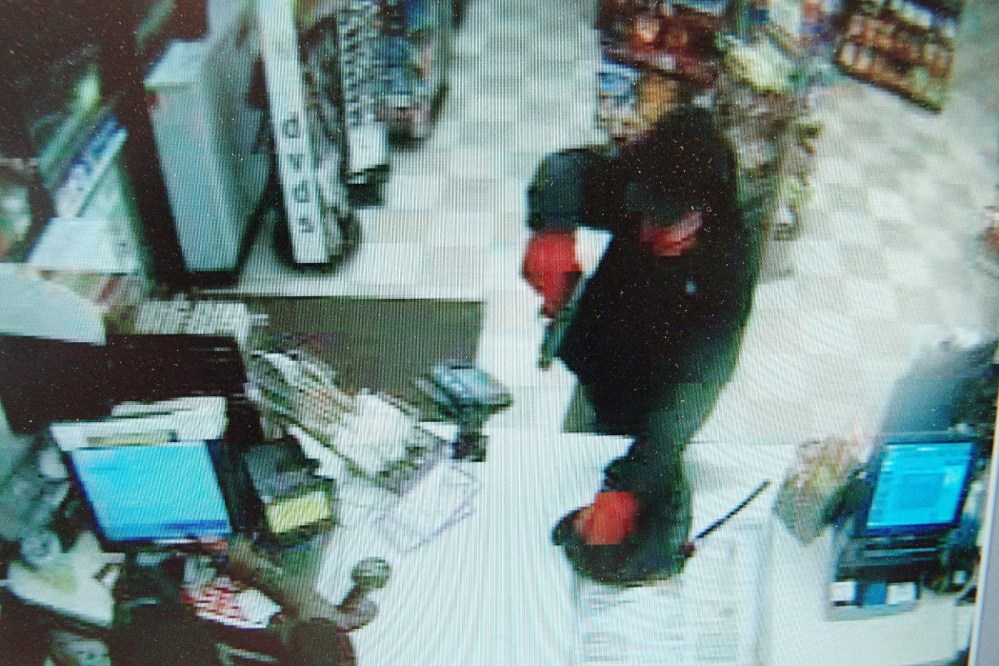 Surveillance footage from the Sept. 2014 Cumberland Farms robbery.