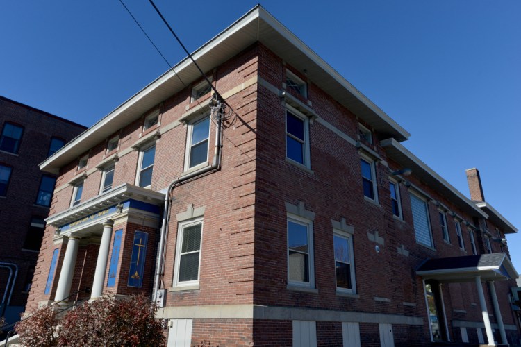 Colby College has bought the building at 13-15 Appleton St. in Waterville, shown here on Saturday