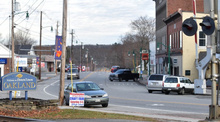 Main Street in Oakland on Saturday. The town is organizing a downtown betterment committee to develop ideas on how to bring new business to town.