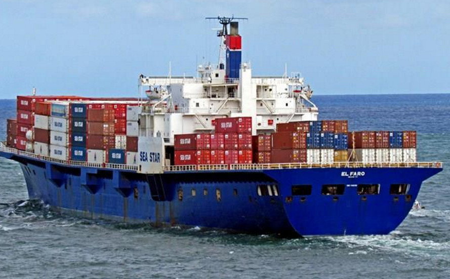 The cargo ship El Faro sank in a hurricane on Oct. 1.
File photo