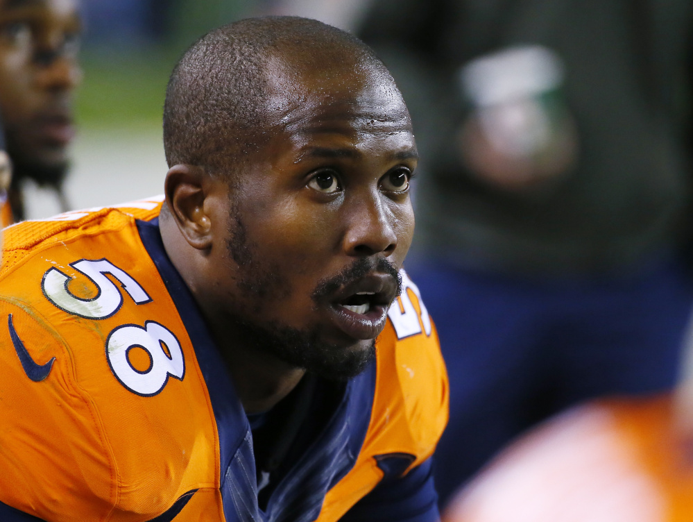 Von Miller: Broncos defensive end with 20 tackles and 6 sacks