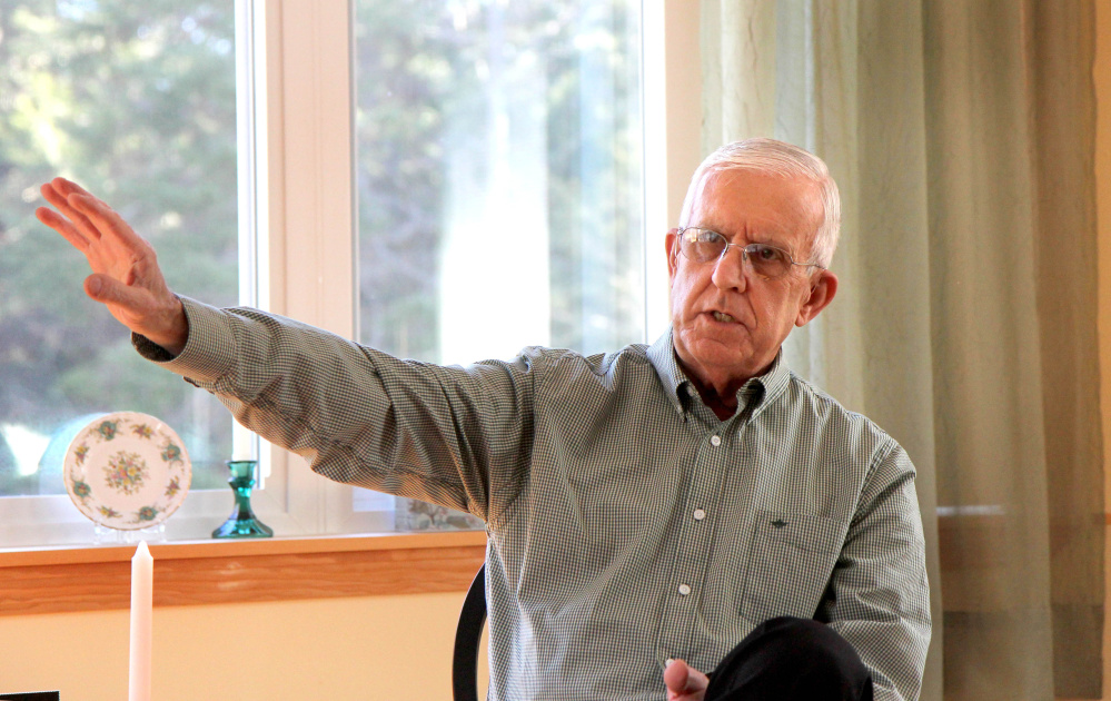 At a his home in Chelsea, Vietnam veteran Ron Brodeur, 70, recounts some of his missions as a member of the Air Force’s 20th Special Operations Squadron, known as the Green Hornets.