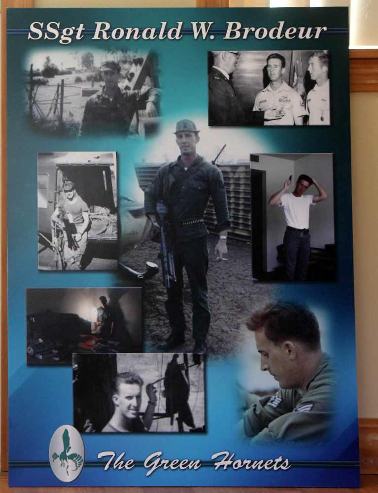 Vietnam veteran Ron Brodeur, 70, of Chelsea was recently awarded the Silver Star during a ceremony at the Pentagon for his actions on Feb. 20, 1969 as a member the Air Force’s 20th Special Operations Squadron, known as the Green Hornets.