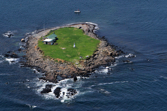 Ram Island is located 2 miles off Saco.