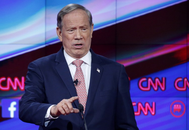 George Pataki, who appeared in the undercard Republican presidential debate Dec. 15 in Las Vegas, ended his bid for the Republican presidential nomination.