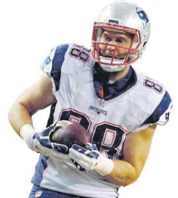 Patriots tight end Scott Chandler