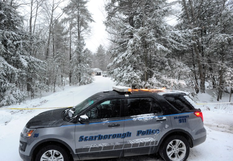 The Glidden residence at 104 Ash Swamp Road, where  47-year-old Bruce Glidden was shot by an intruder on Monday, 