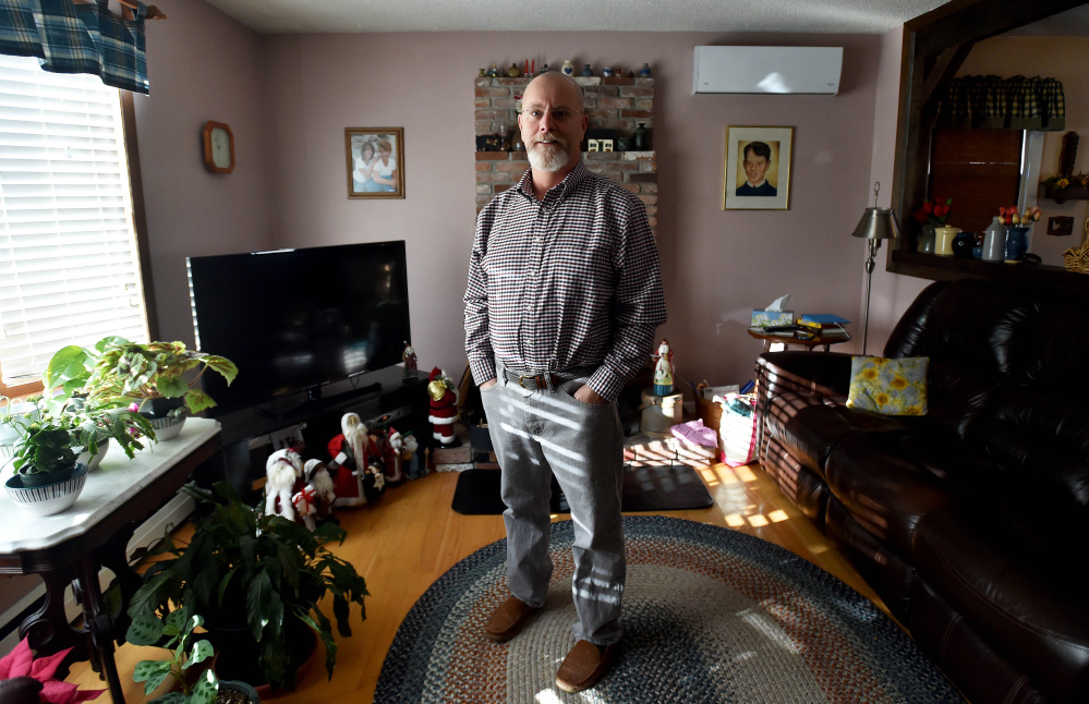 Waterville City Councilor Steve Soule, D-Ward 1, poses for a portrait at his home on Thursday. He takes his seat on the City Council Tuesday after defeating Fred Stubbert, a long-time councilor and chairman of the board, in November.