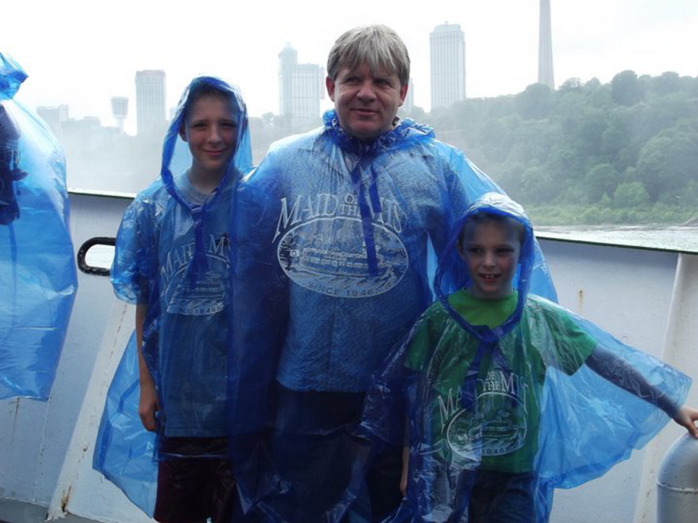 Casey Cloutier, left, and his father, Gus Cloutier, were killed in a car accident Dec. 30, 2014. Chase Cloutier, right, and his mother Susan Cloutier, not shown, have spent the last year coping with their deaths.