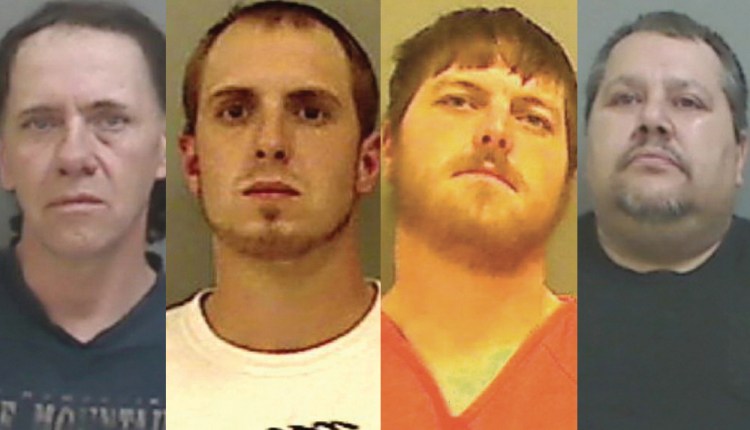 From left: Dennis Peters, Joshua Wheaton, Brett Ward and Carl Landry.