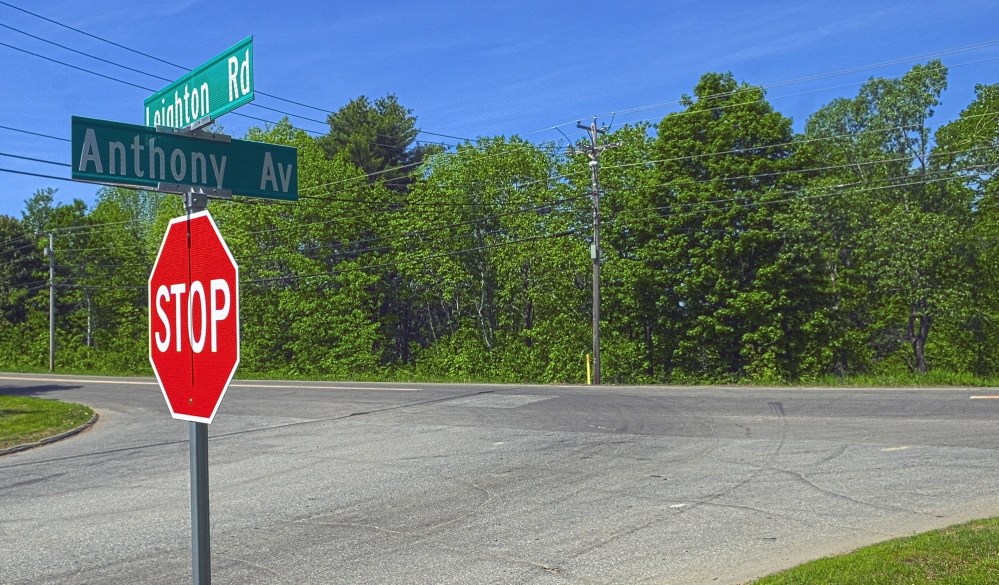 This photo taken at the corner of Anthony Avenue and Leighton Road in June 2014 shows the site of a future fire station in Augusta.