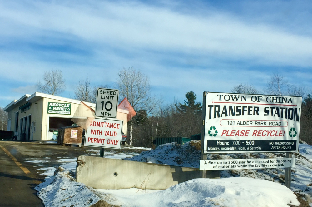 China town residents will get to vote next year on whether to implement a pay-per-bag garbage disposal program, which would require buying specific bags to dispose of garbage at the town transfer station. The town was originally going to start a trial program July 1.