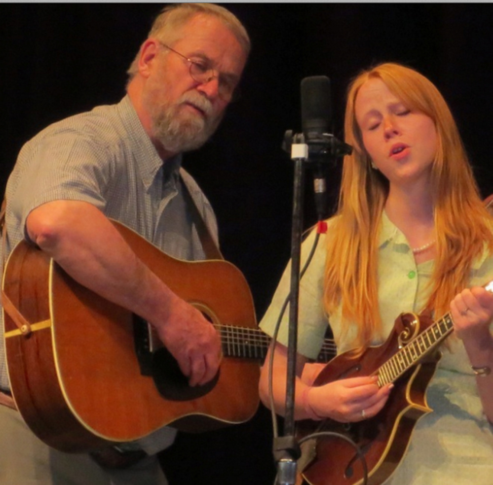 Stan Keach, left, and Julie Davenport.