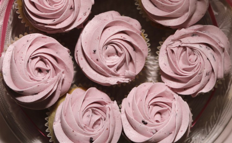 Vegan Lemon-Blueberry Cupcakes from Love Kupcakes in Portland.