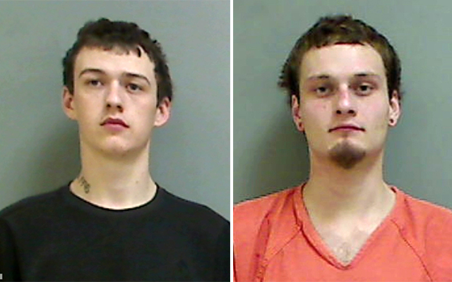 Deyon Kitchin, left, Dylan Almon Brown, right