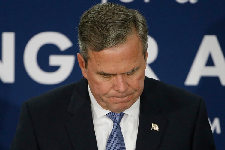 Republican presidential candidate, former Florida Gov. Jeb Bush speaks at his South Carolina Republican presidential primary rally in Columbia, S.C.