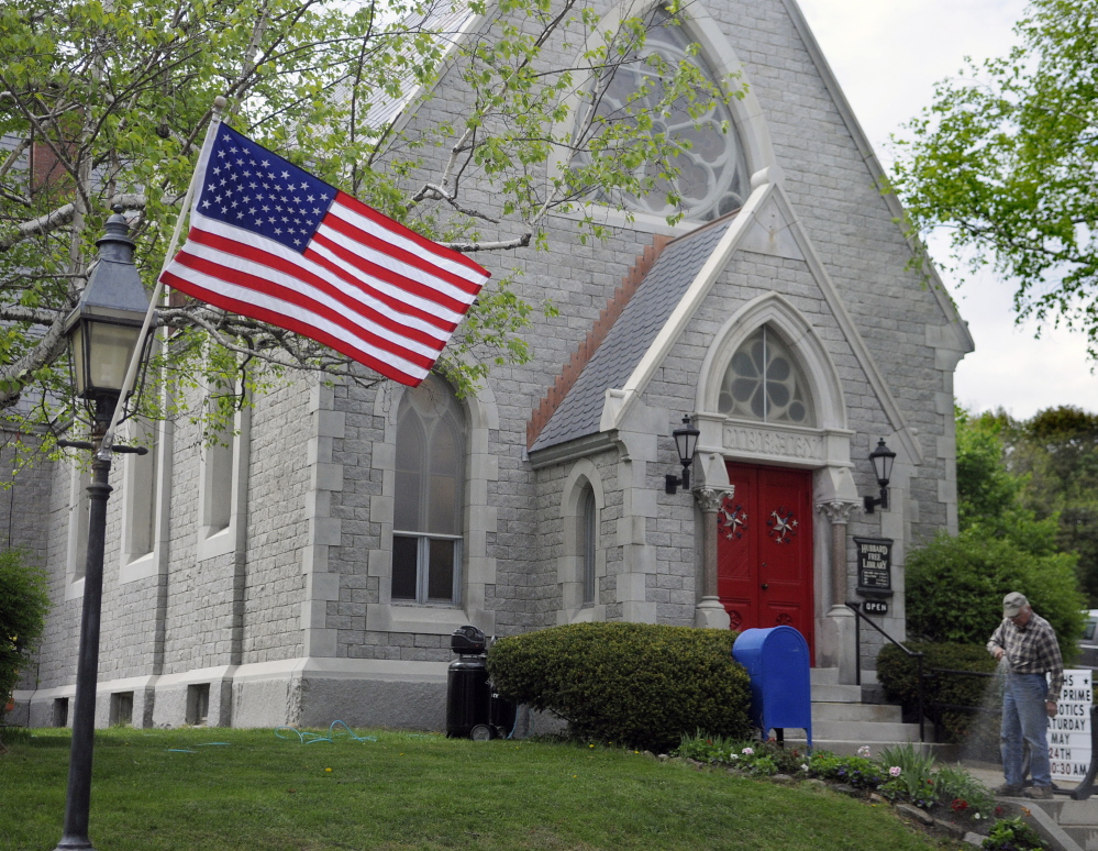 The Hubbard Free Library in Hallowell, shown here in a 2014 file photo.