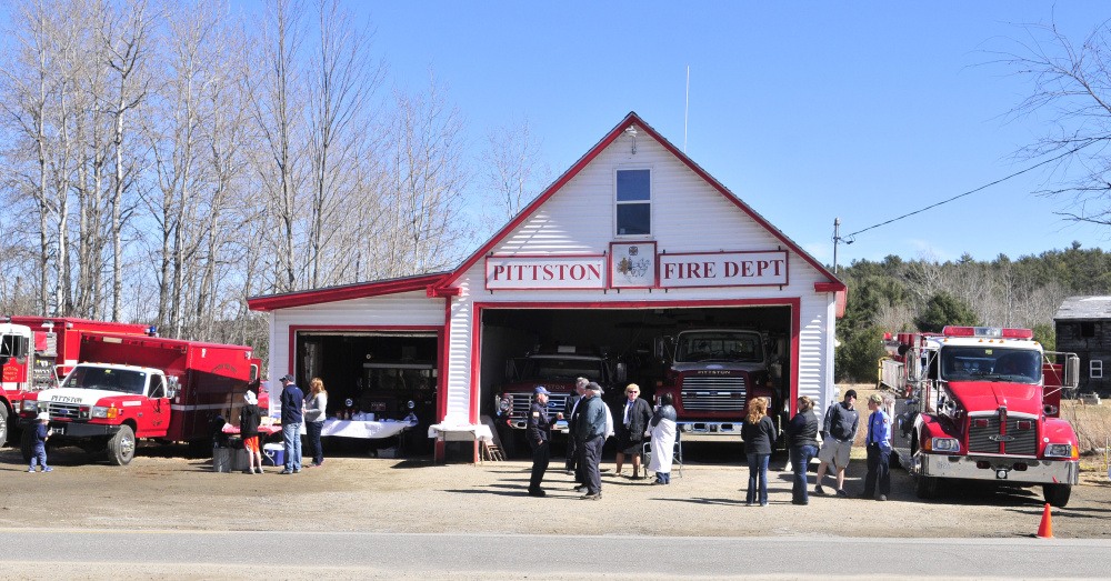 Staff photo by Joe Phelan
An open house takes place Saturday at the fire station in East Pittston village.
