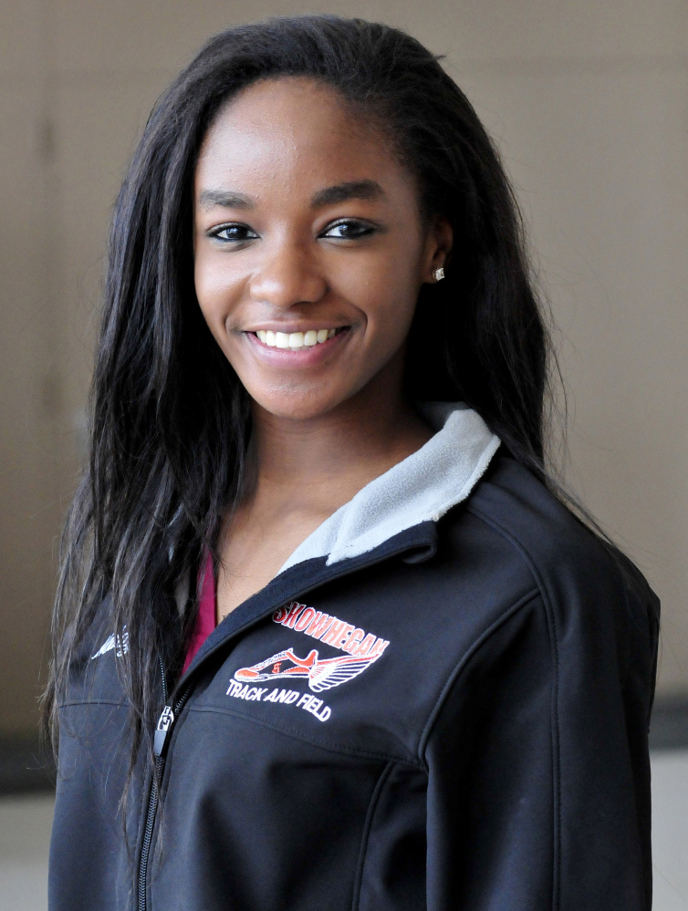 Skowhegan Area High School's Maddy Price is the Morning Sentinel Track and Field Girls Athlete of the Year.