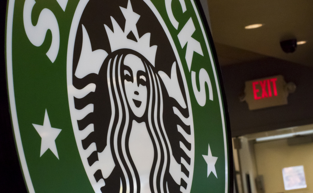 Two Starbucks locations on I-95 between Portland and Lewiston, including this one at the Gray Service Plaza, are ceding ground to Burger King restaurants. 