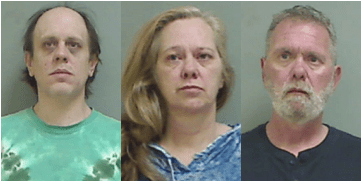 Eric E. Hamilton, 45, of Palmyra; Melissa J. Collamore, 49, of Palmyra; and Kevin A. Cookson, 56, of Newport, are charged with aggravated trafficking and possession of scheduled drugs, according to an indictment delivered by the grand jury on Tuesday. 