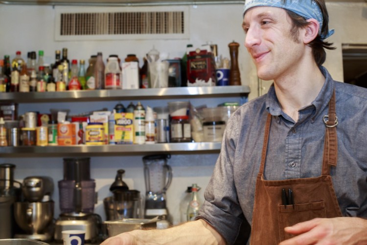 David Levi, chef and proprietor of Vinland restaurant in Portland, is the son of a Protestant mother and a Jewish father.   Press Herald file photo