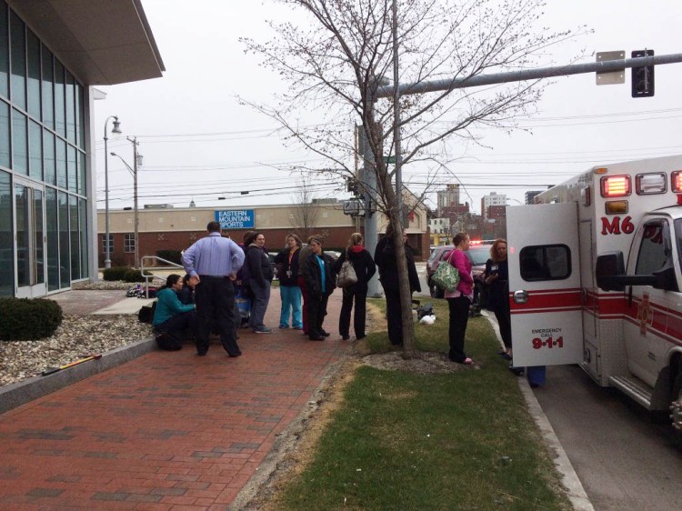 The InterMed building on Marginal Way in Portland was evacuated Friday morning after the Portland Fire Department detected a high level of carbon monoxide inside around noon.