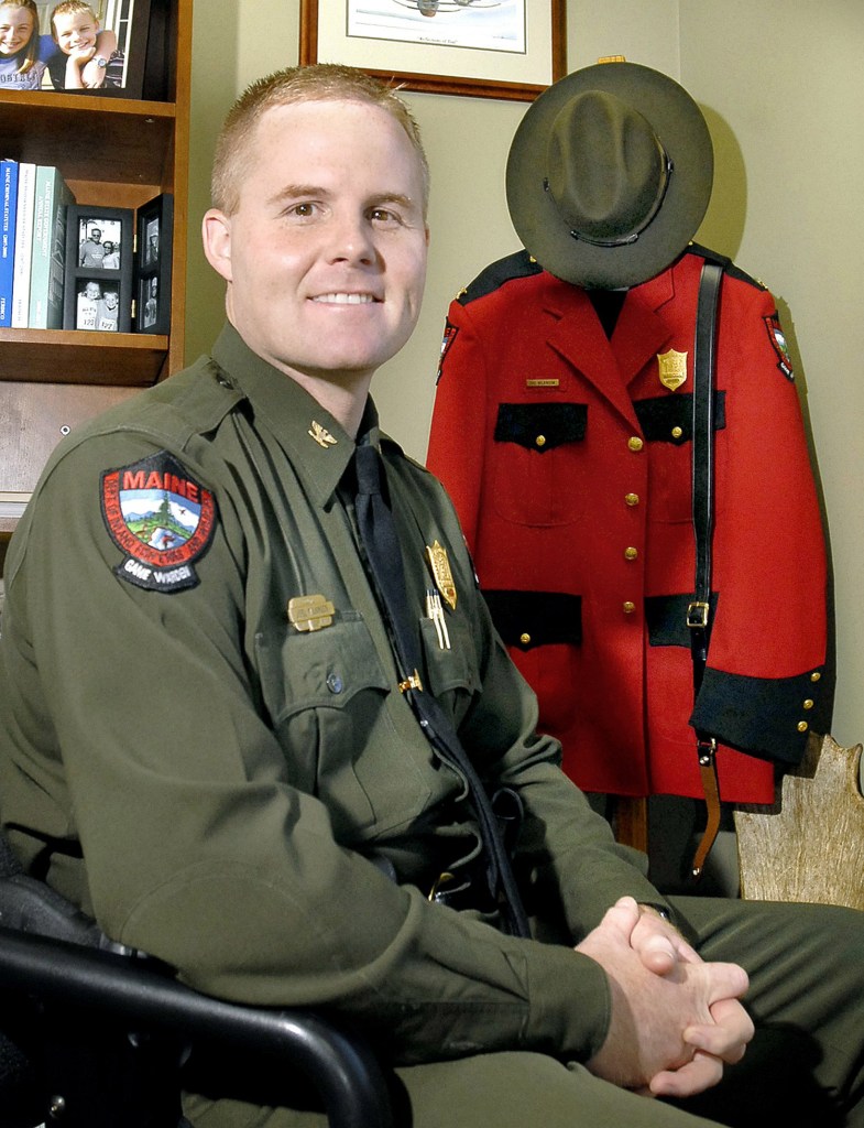 Colonel Joel Wilkinson of the Maine Warden Service.