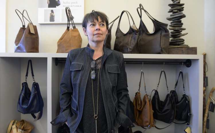 Natasha Durham once owned three restaurants in Portland. Now she is a handbag designer.