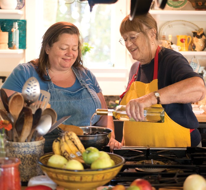 Sara Jenkins, left, and Nancy Harmon Jenkins, mother-daughter co-authors of "The Four Seasons of Pasta."