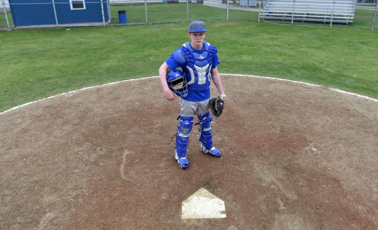 Lawrence's Devon Webb has thrown out three of five would-be base stealers so far this season.