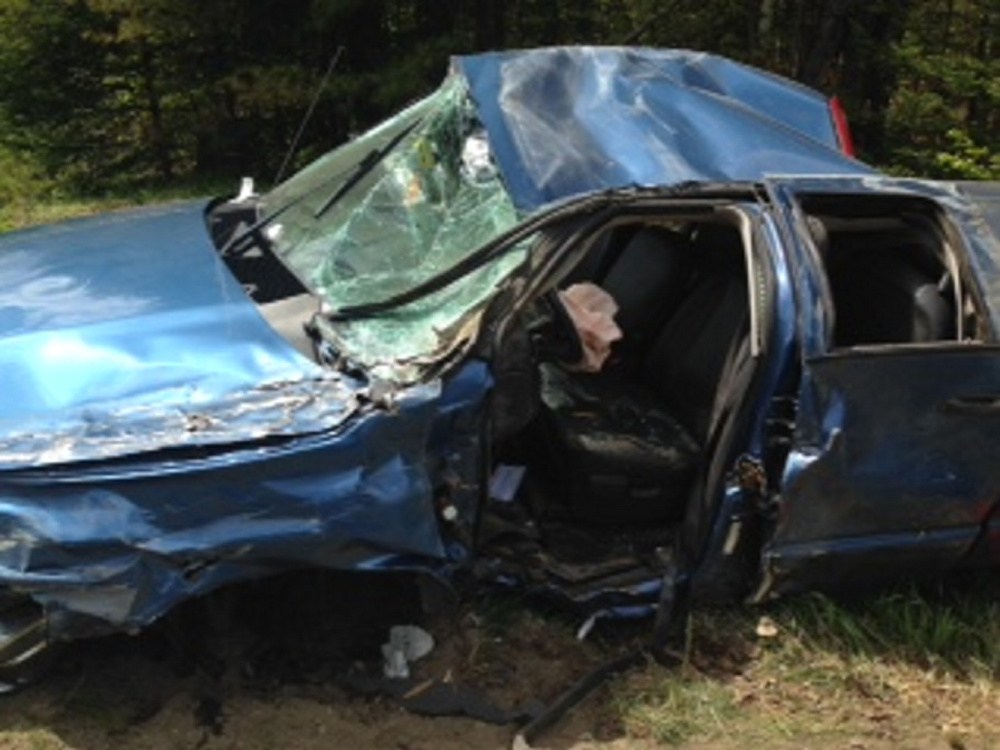 William Van Ginneken, 74, of Wilton, is in stable condition after his pickup truck hit this commercial truck on U.S. Route 2 in Mercer Thursday. The accident is still under investigation, according to the Somerset County Sheriff's Office.