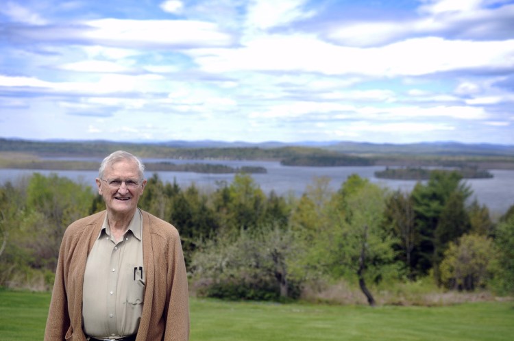 Peter Ault, at his home in Wayne last week, is retiring after more than 50 years of service to Wayne.