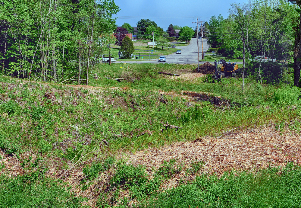 This Wednesday photo shows the site of the proposed new Augusta Fire Department station near the intersection of Anthony Avenue and Leighton Road.