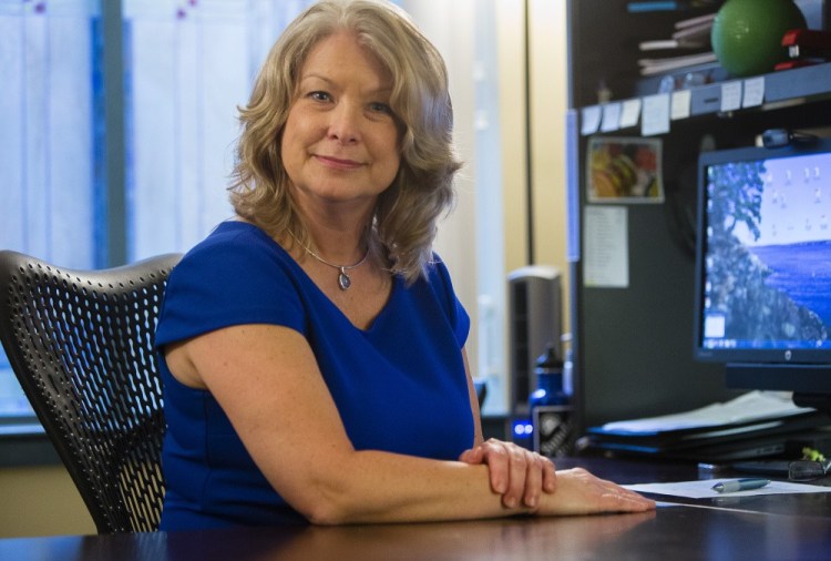 Laurie Clark, director of compensation for the University of Maine System,  says the new rules for overtime will affect about 700 employees, including admissions officers and some coaches.
Carl D. Walsh/Staff Photographer