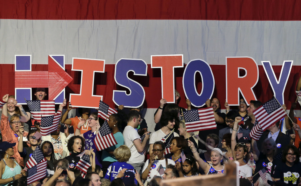 Ninety-six years after women got the right to vote, millions of American women will get their first chance to vote for a presidential nominee who is a woman.