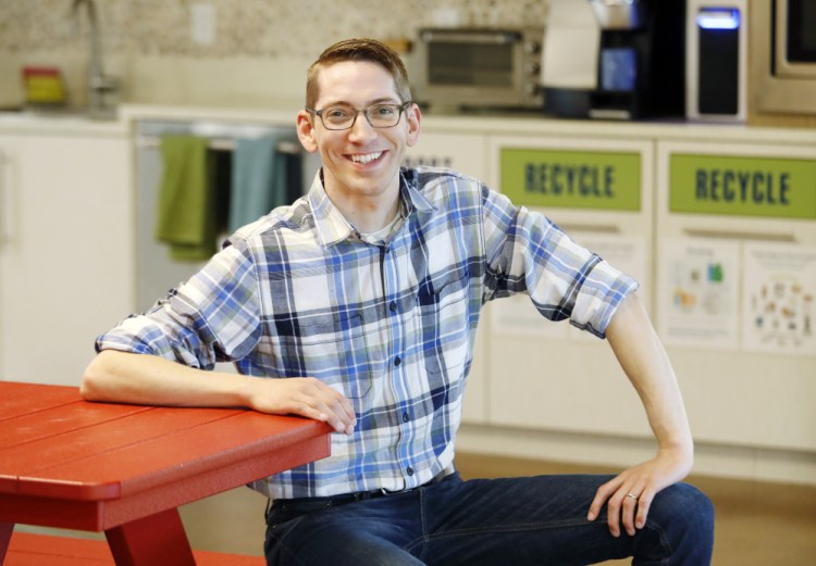 Paul Jessen, innovation manager for Tom's of Maine, at the company's office in Kennebunk.