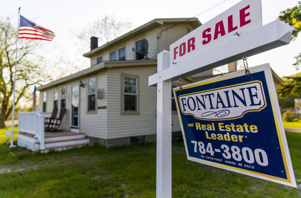This house at 2 Seaside Ave. in Saco was listed for $250,000 last month. Sales of existing homes in York County jumped 28 percent in May over a year earlier, and the median price in the March-to-May period was up $10,000.
