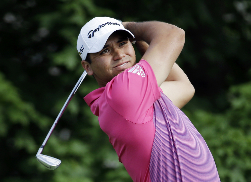 Jason Day, of Australia, tees off on the 14th hole during the second round of the Memorial golf tournament in Dublin, Ohio. Day said he is pulling out of Rio Olympics because of concerns about Zika.