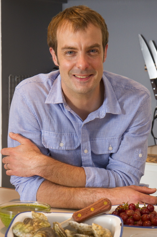 Barton Seaver in his South Freeport kitchen in 2014.