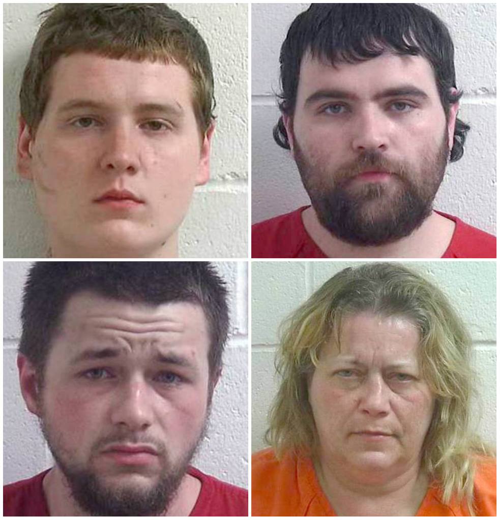 From left, top: Jacolby Morrison and Jonathan Keefe. Bottom: Jared Jones and Laurie Jones.