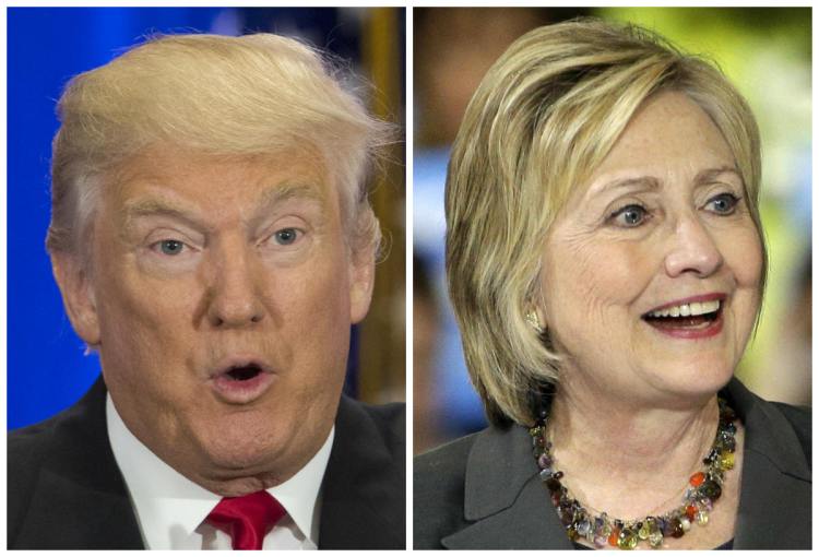 Donald Trump and Hillary Clinton