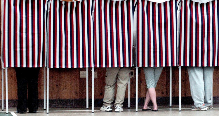 Belgrade residents vote on the Regional School Unit 18 budget in May. The five towns in the district, which also includes Oakland, China, Rome and Sidney, have picked members for a cost-sharing committee, which will determine whether budget costs are shared fairly among the towns in the district.